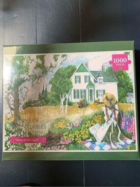 1000-Piece Anne Of Green Gables Collection Jigsaw Puzzle  - Anne On The Quilt